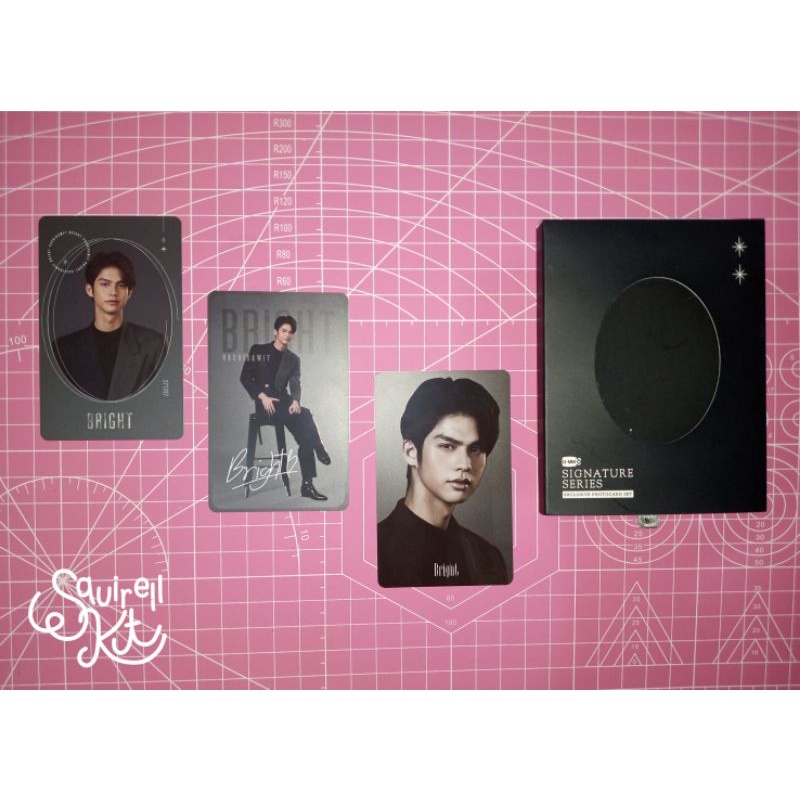 PC Photocard Official GMM TV Exclusive Signature Series Fullset Bright BrightWin Bright Win Metawin 