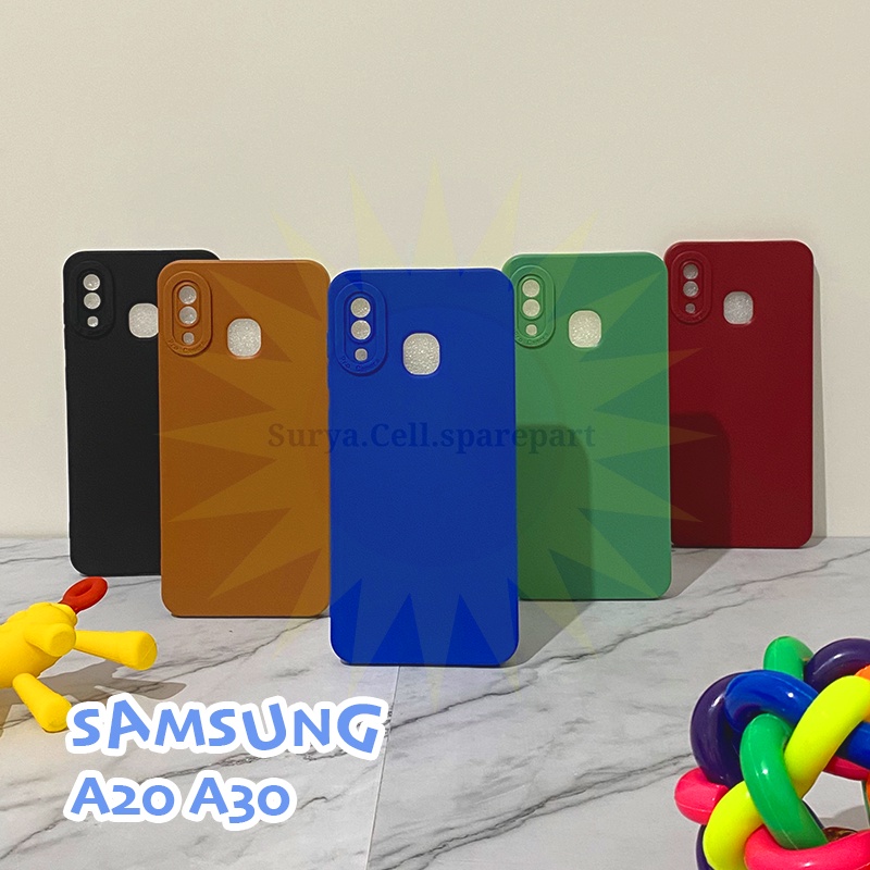 Case Slim Matte Pro Camera Samsung A20 Samsung A30 - SC