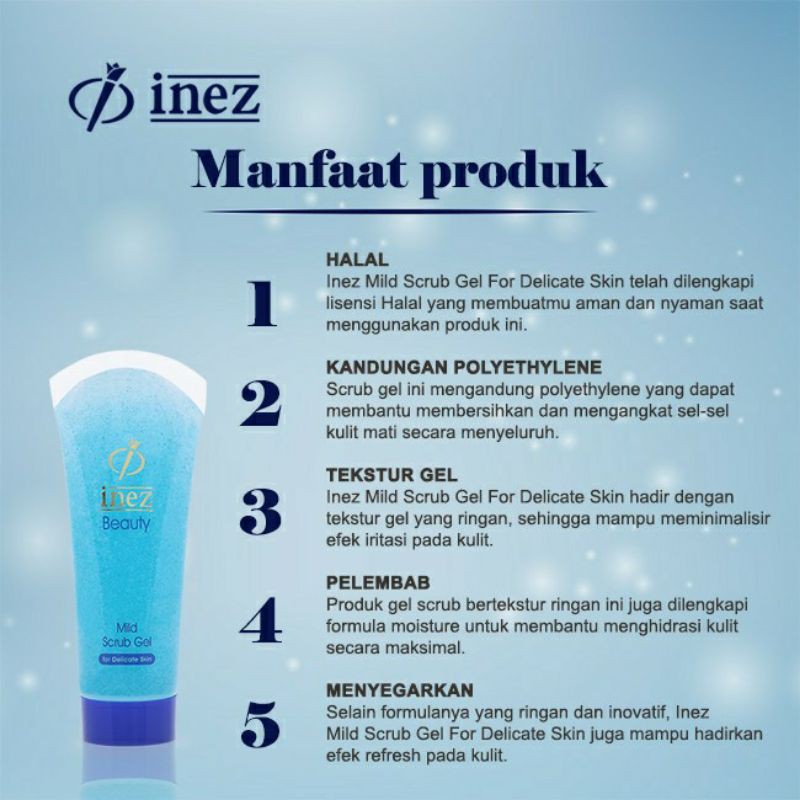 Inez Mild Scrub Gel for Delicate Skin