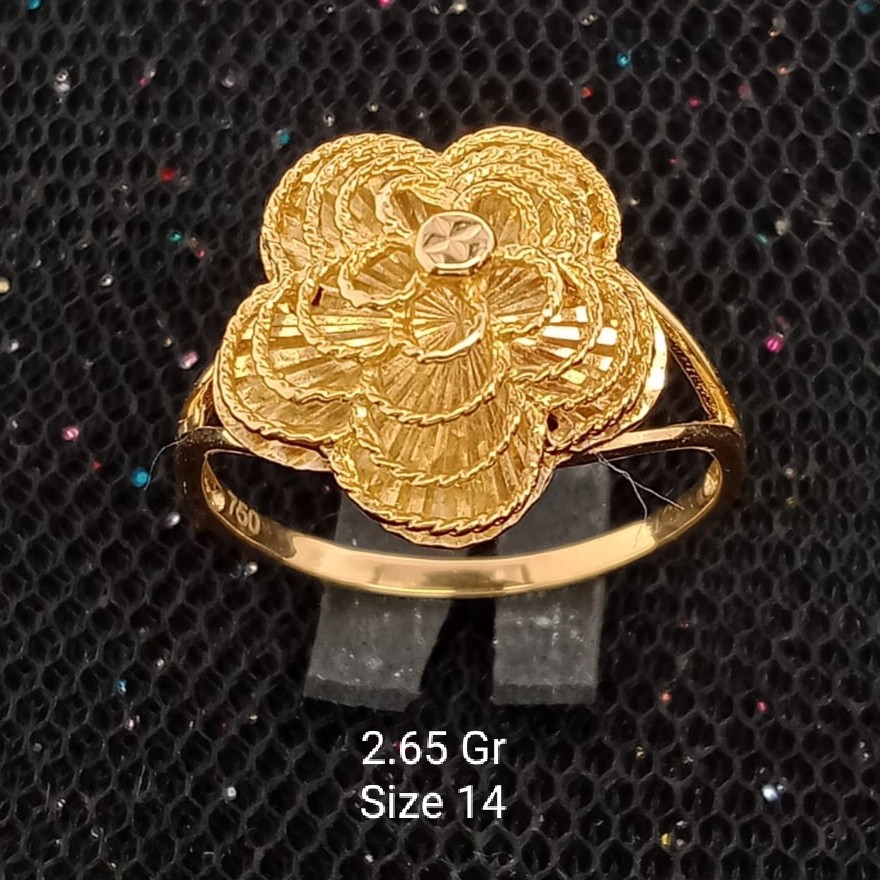 Cincin Emas 17 K - 2.65 Gr Kadar 750 - CMS100000003