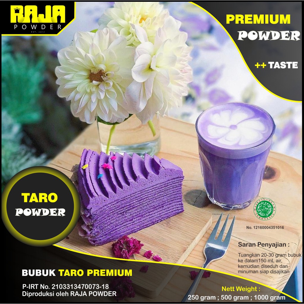 

Bubuk Taro Bubuk Minuman Taro Powder 1 kg / 1000 gram PREMIUM