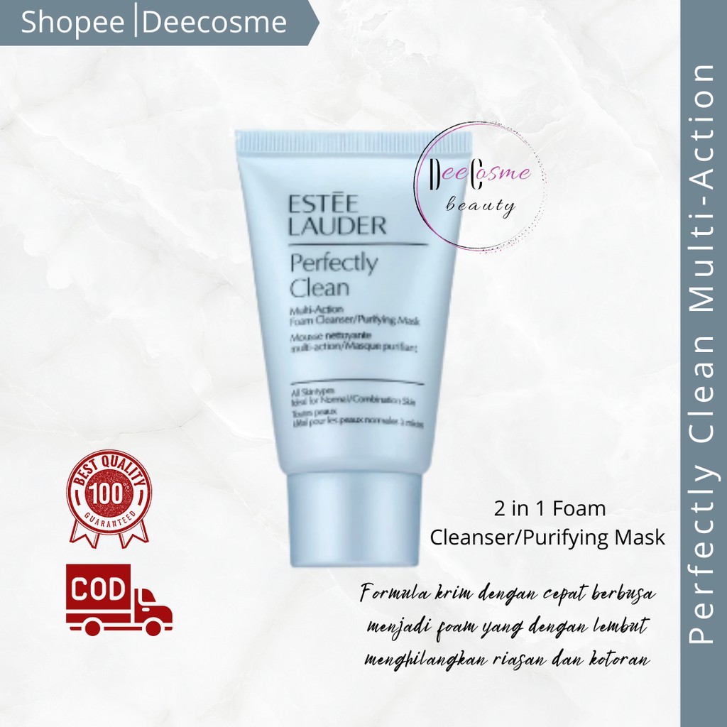 Jual ESTEE LAUDER Perfectly Clean Multi-Action Foam Cleanser | Shopee ...