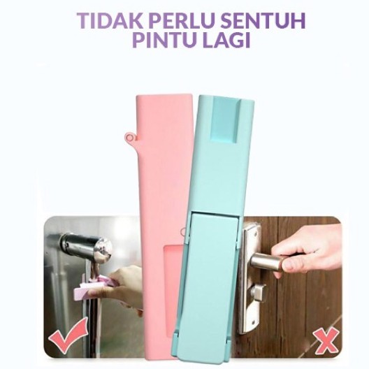 Trend-Sanitary Tool Zero Touch Alat Buka Pintu Tekan Tombol Lift Higienis