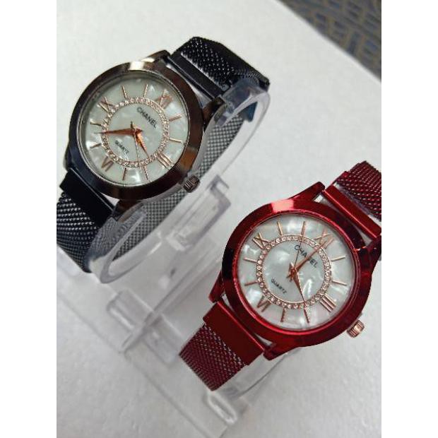 Jam tangan wanita magnet CHANEL ANGKA ROMAWI