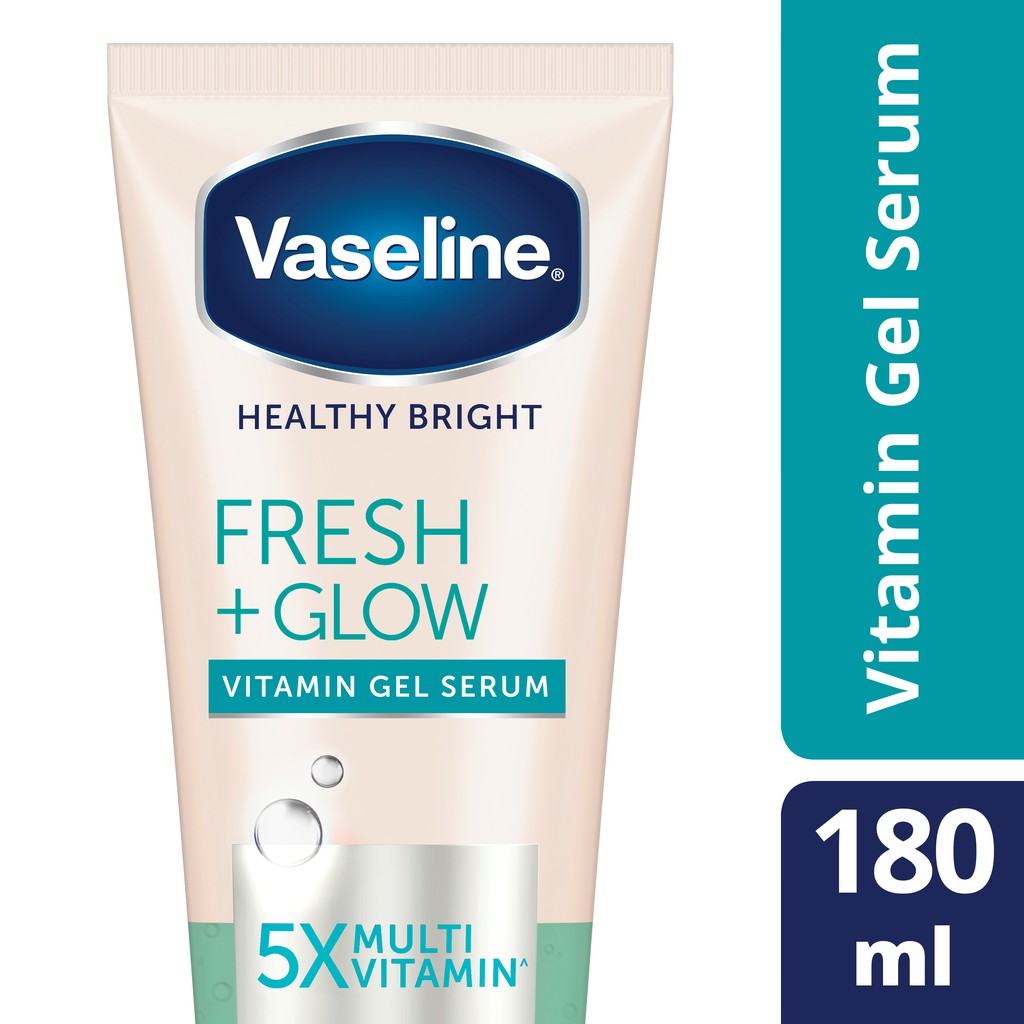 vaseline fresh glow gel serum