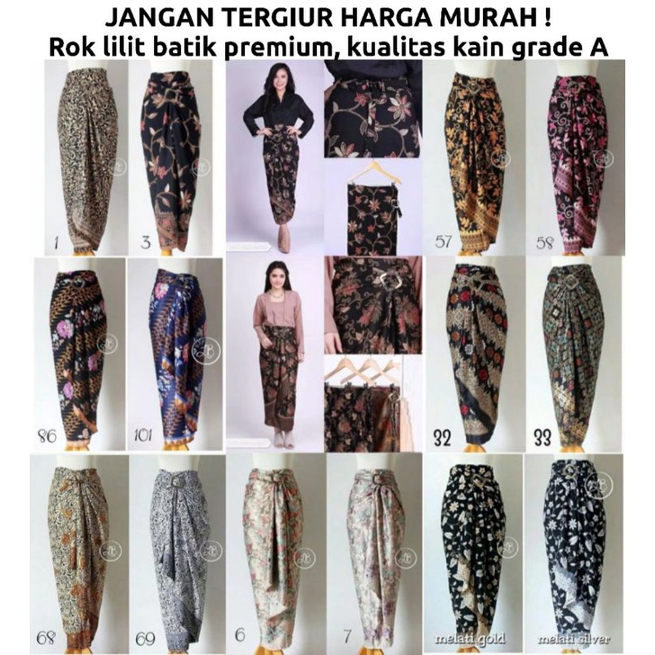 COD PREMIUM ROK LILIT BATIK BAWAHAN KEBAYA Kain Lilit rok kebaya rok paya ayunda Megamendung parang mojang floral nayla