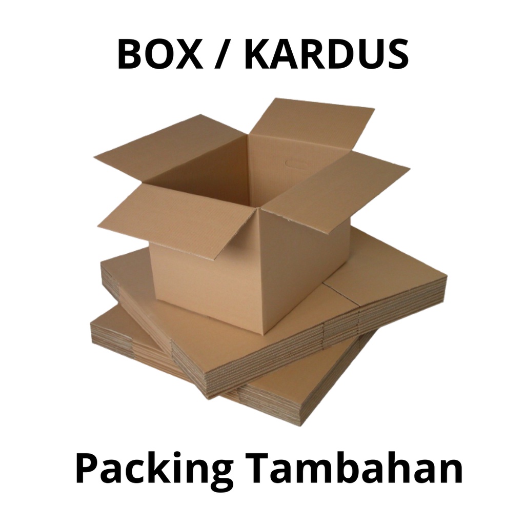 

Kardus Packing Box Tambahan Pengaman Pengiriman Size M 27x16x15cm