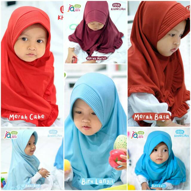 Jilbab Anak jilbab kaos/little khodijah/jilbab kaos lucu
