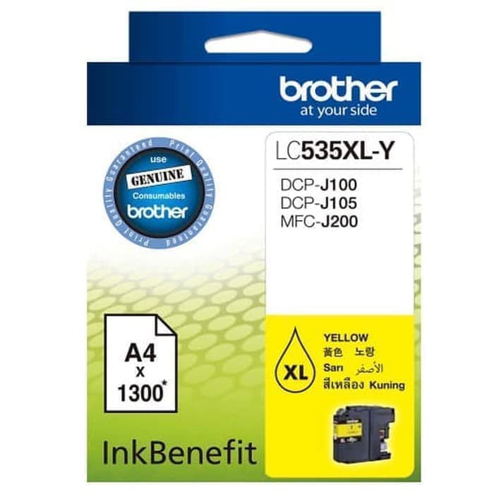 Cartridge Original Brother LC535XL Ink C/M/Y Tinta Brother LC 535