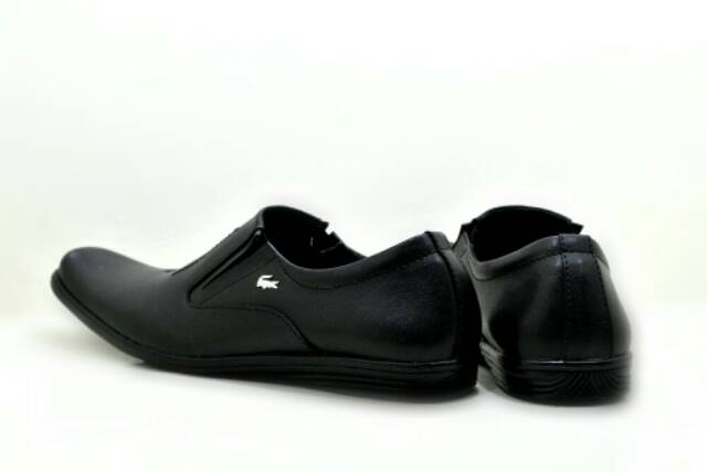 BEST SELLER !!! TERLARIS SEPATU PRIA PANTOPEL CROCODILE HITAM ELASTIC KERJA KANTOR SANTAI FORMAL