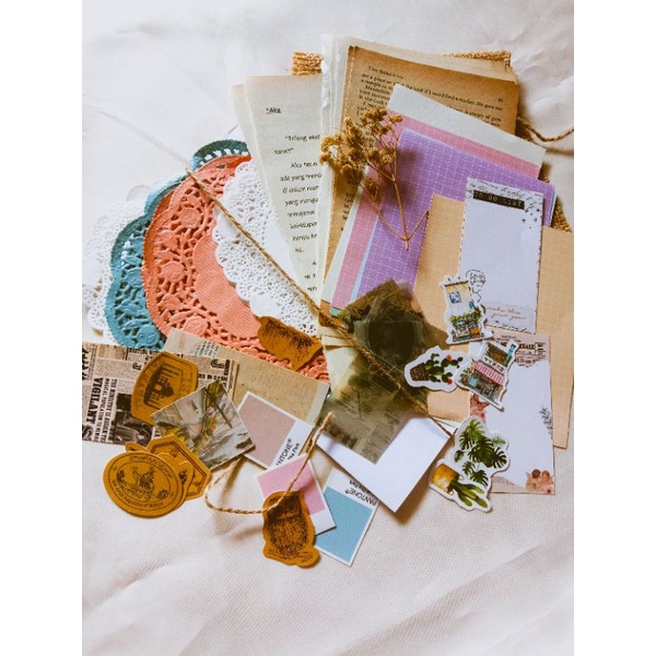 

50Pcs JOURNAL KIT Scrapbook Decoration Sticker Journal