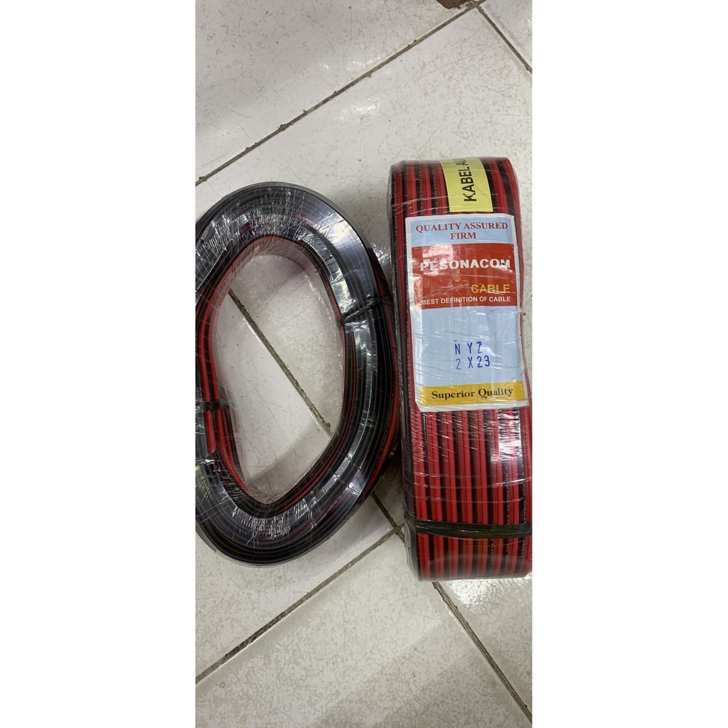 Kabel NYZ " 2x23 " SERABUT panjang 50 Yards