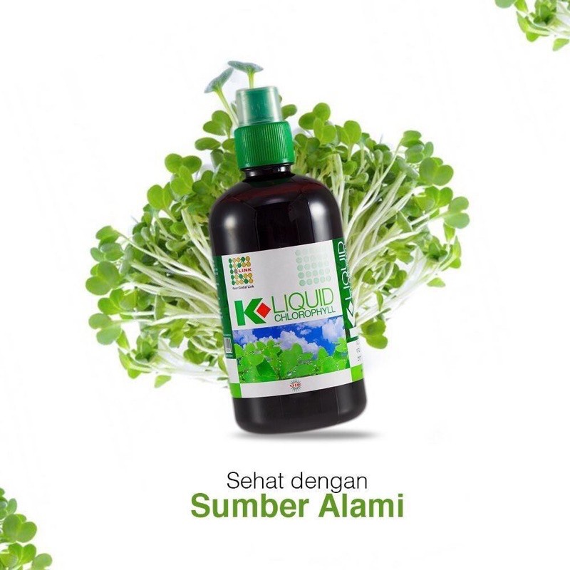 

K-Liquid Chlorophyll minuman herbal baik untuk menjaga kesehatan yang bernilai nutrisi tinggi