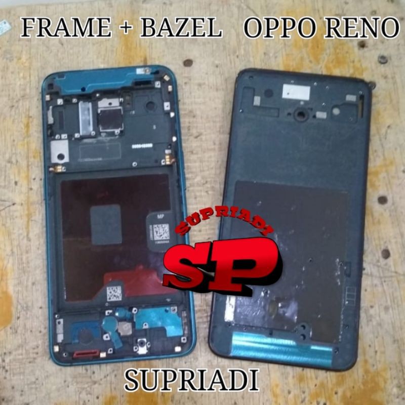 Frame Lcd - Tulang Tengah Bezel - Tatakan Lcd Oppo Reno CPH1917 Original
