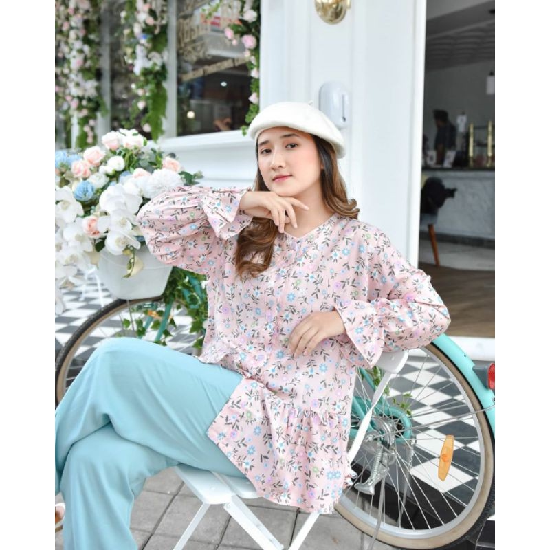 PAKAIAN WANITA - MELIA ONESET - SETELAN WANITA - SET CELANA - PAKAIAN TERLARIS - BAJU TIDUR