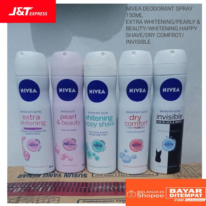 Nivea Deodorant Spray Extra Whitening 150Ml