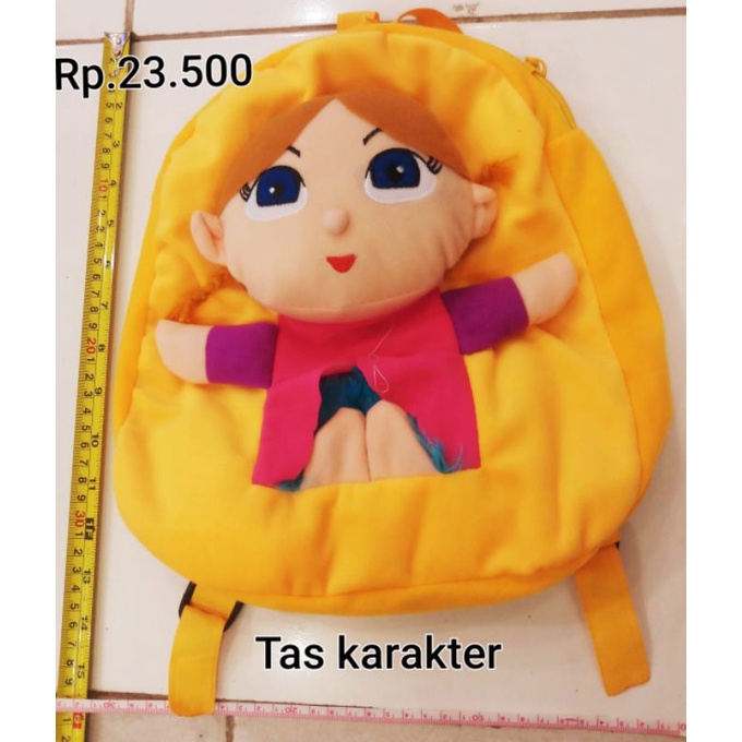Tas Karakter Untuk Anak Anak TK, seharga 23.500 Bahan nya bagus, jahitannya bagus