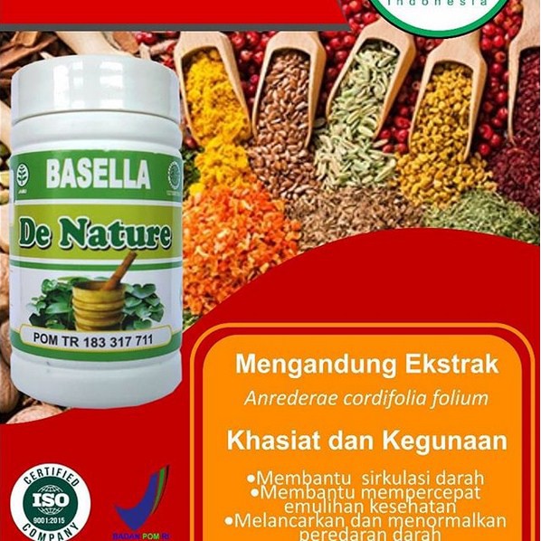 KAPSUL BASELLA | OBAT MELANCARKAN BAB - MEMBANTU SIRKULASI DARAH - MELANCARKAN HAID HABIS MELAHIRKAN