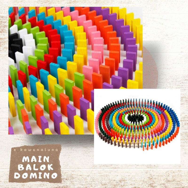 MAIN PUZZLE DOMINO - Puzzle Susun Domino - Mainan Edukasi Anak