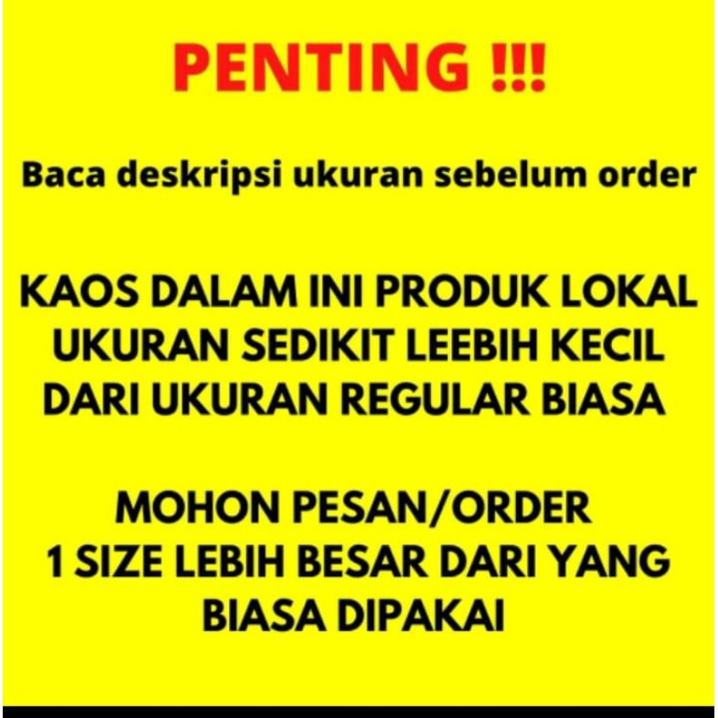 Kaos Singlet Pria Kaos Dalam Pria Remaja Dewasa Putih Nugros Nutex / Singlet Pria