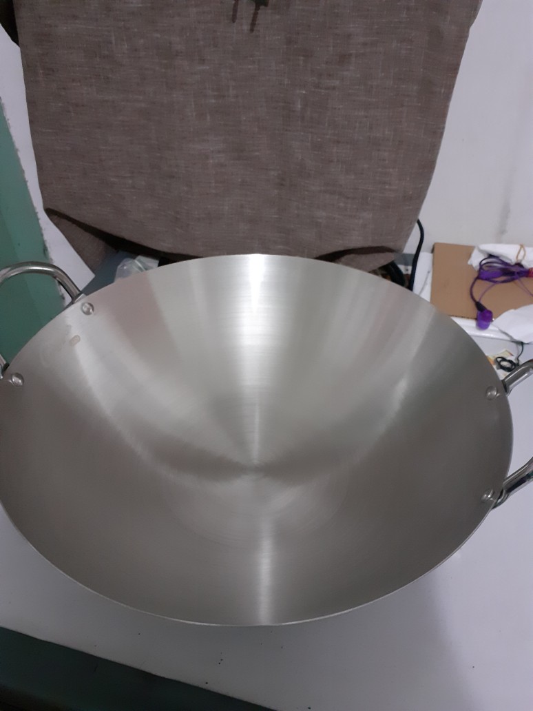 Calypso Wajan Kuali Penggorengan Stainless Steel Tebal  36cm Wajan Stainless 36 Cm