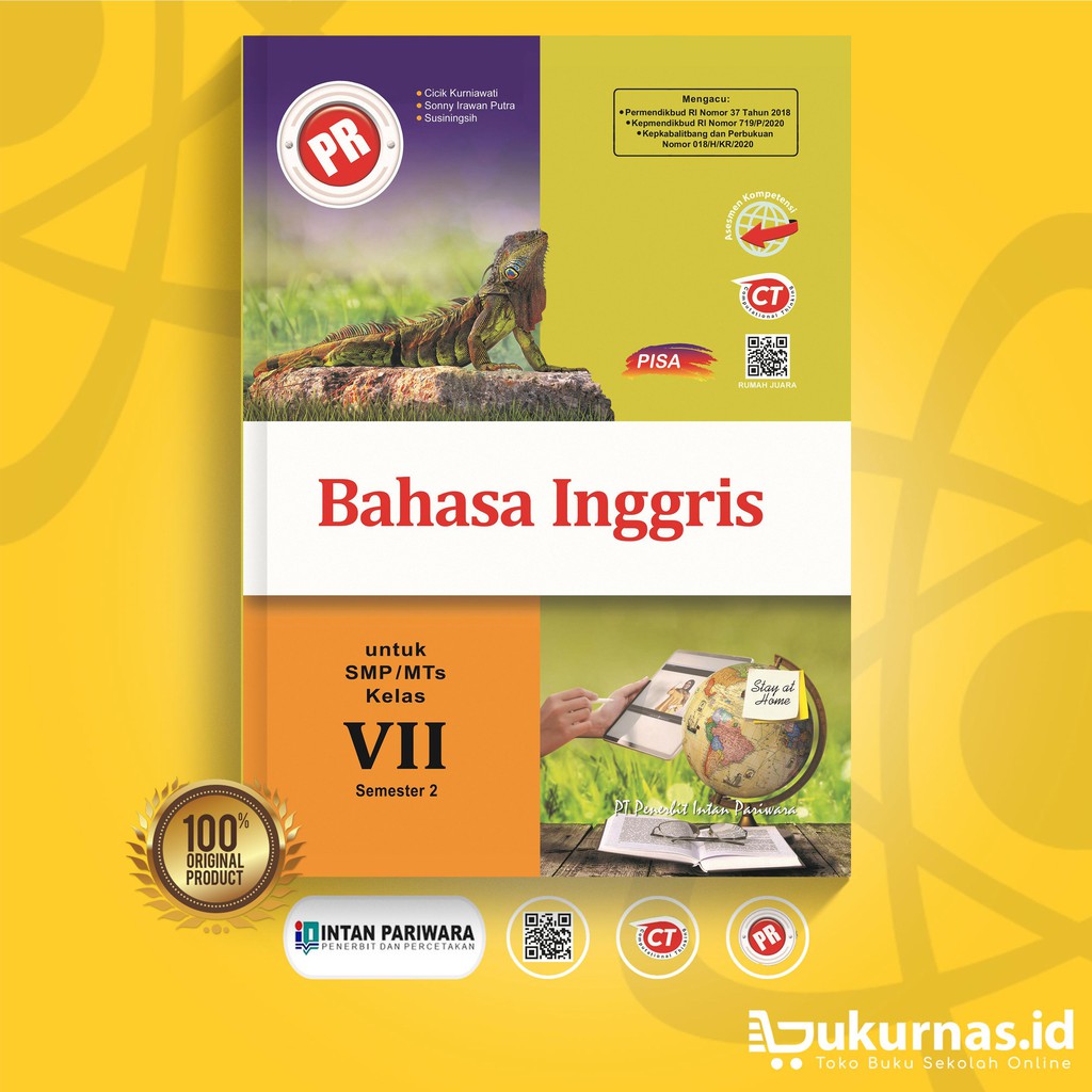 Buku PR Bahasa Inggris SMP Kelas 7 Semester 2 LKS Intan