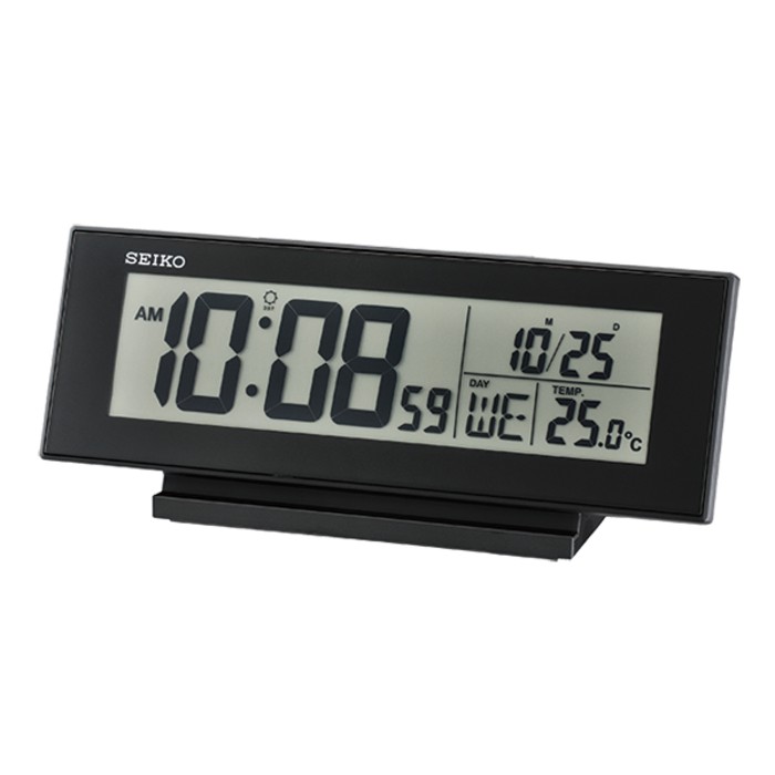 ASLI IMPOR -     Jam Meja Digital SEIKO - QHL072K