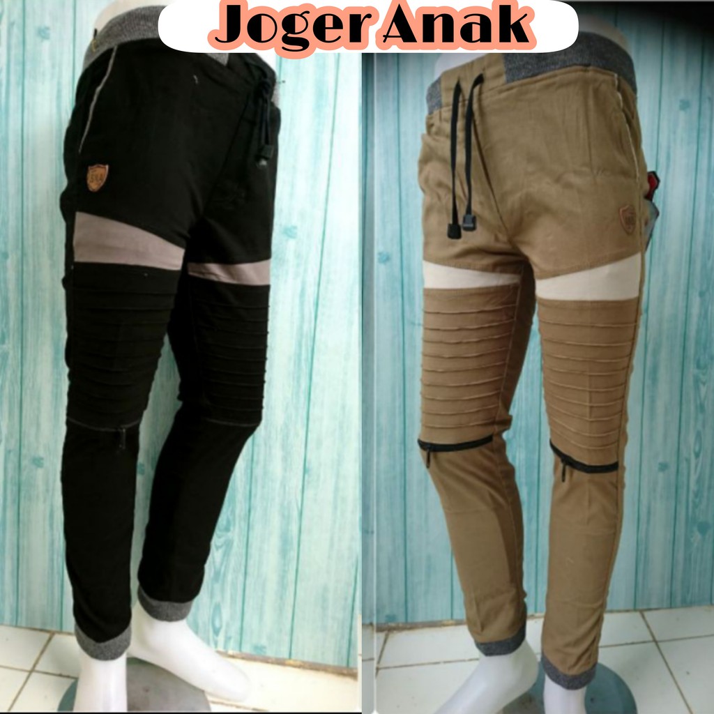 celana joger biker anak