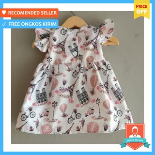  Baju  Bayi  Perempuan  Dress Bayi  Handmade Katun Newborn 0 3 