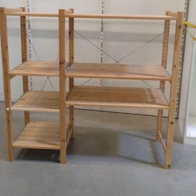 Ex display rak ikea ivar