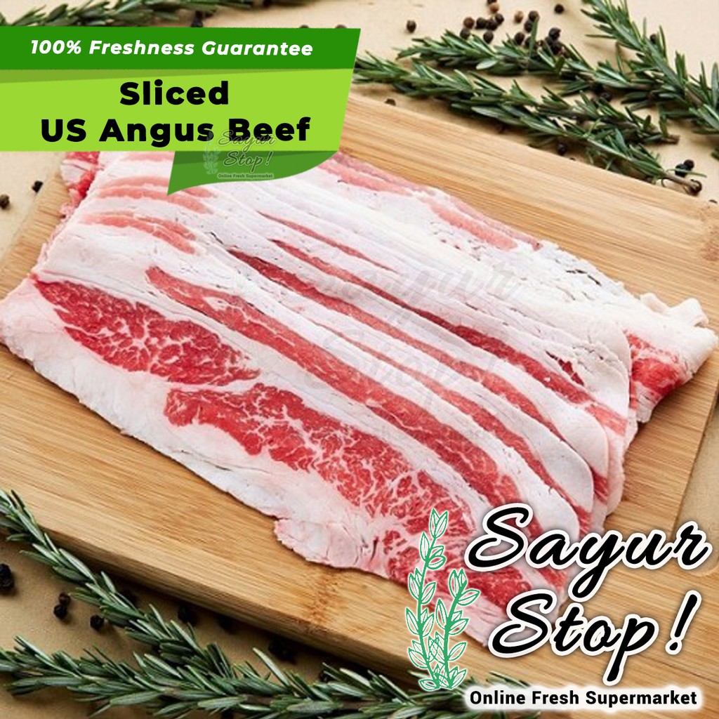 

Sayur Stop US Angus Beef Sliced 200 gram