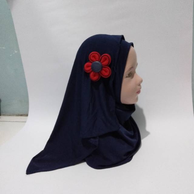 JILBAB ANAK Cantik / Comel / Warna Navy