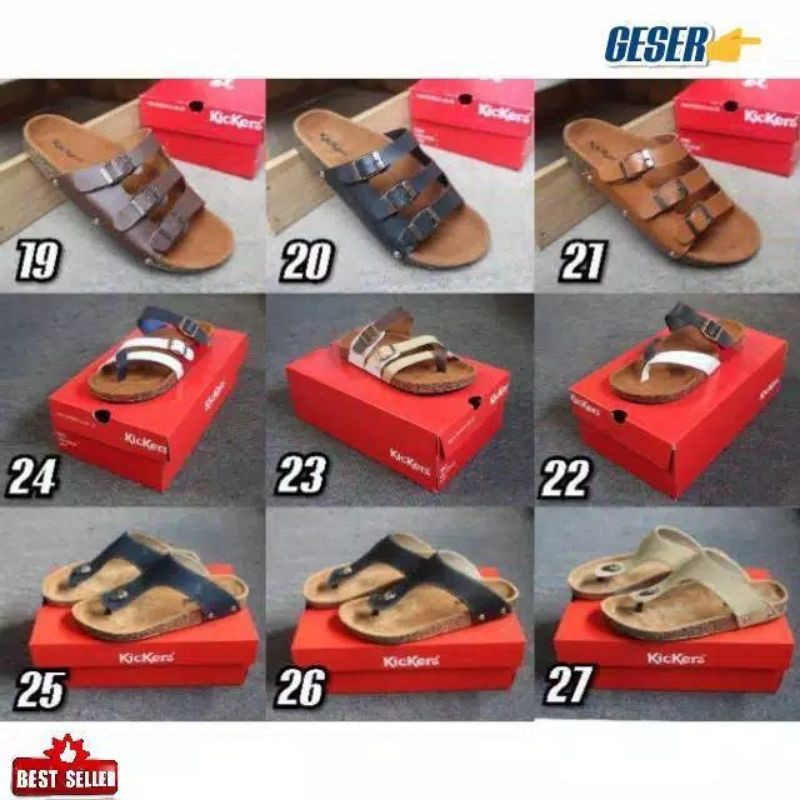 Sandal jepit Pria / Sandal kulit Casual / Sendal Santai Pria dewasa Kualitas Terbaik CNVL 39 - 43