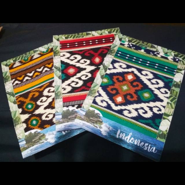 

Kartupos Kain Asli Tradisional Indonesia
