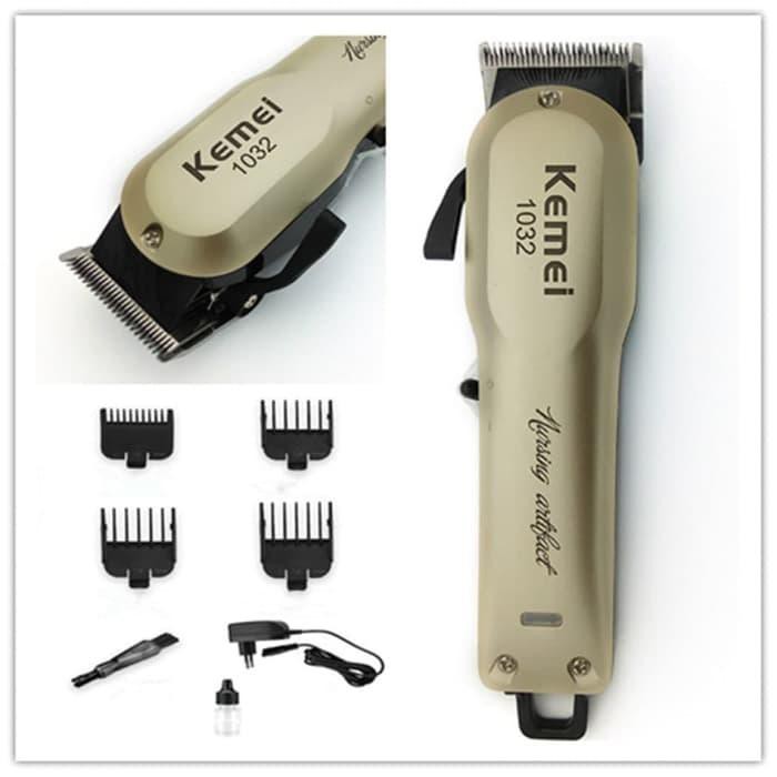 Kemei KM-1032 Rechargable Adjustable Cordless Electric Hair Beard Trimmer Clipper