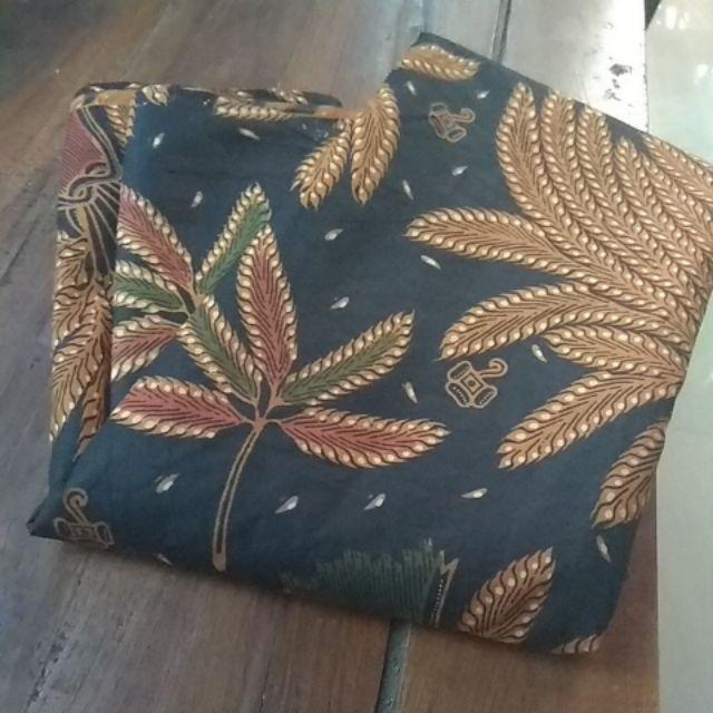 Jarik Motif Pari Jokowi Sogan Tulis Printing Genes Seragaman Murah Batik Solo Alusan Sarimbit