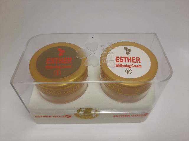 CREAM ESTHER GOLD WHITENING SM ORIGINAL BOX MIKA