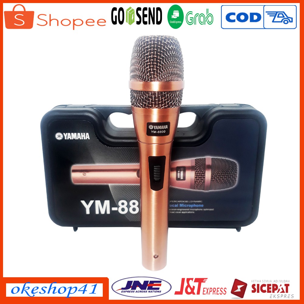 Yamaha Microphone Kabel YM 8800 Super Body Besi Plus koper