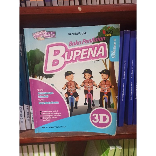 BUKU BEKAS BUPENA 3D KELAS 3 SD ERLANGGA KURIKULUM 2013
