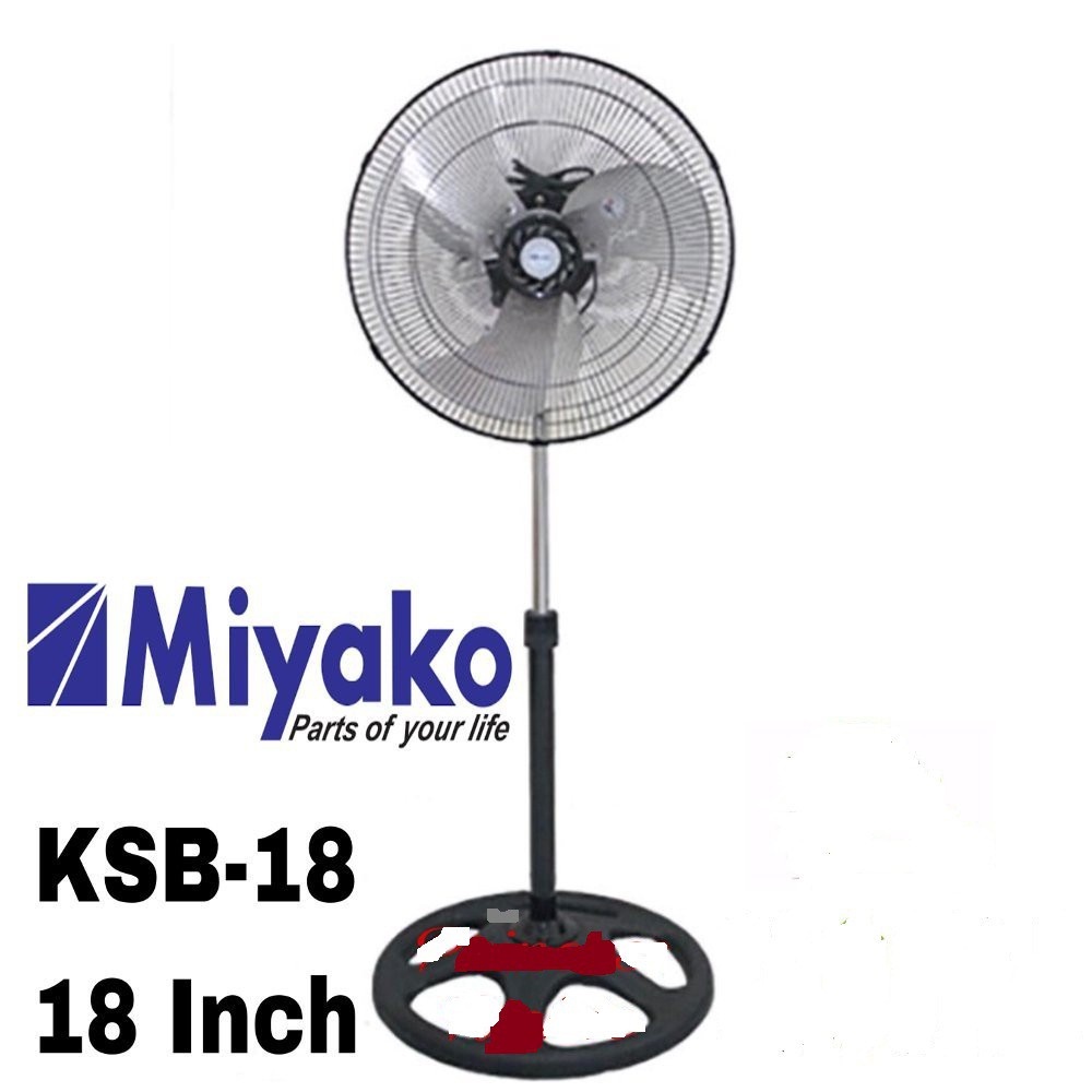 Kipas Angin Miyako KSB-18 Besi / Kipas Stainless Miyako