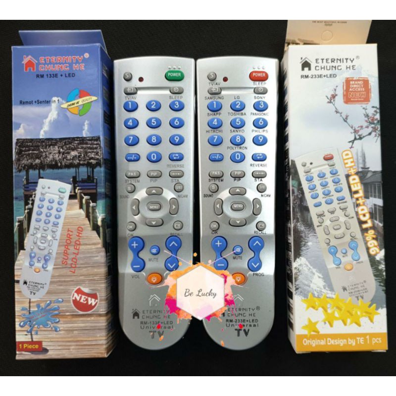 Remot Tv Universal / Remote Multi Fungsi / RM 133+Led / RM 233+Led