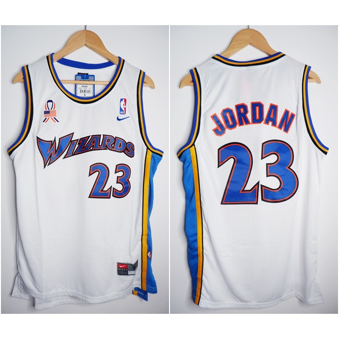 SALE JERSEY BASKET NBA WIZARDS #23 MICHAEL JORDAN PUTIH 2003