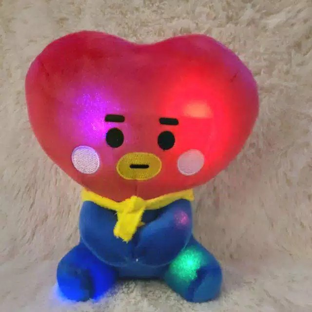 Boneka BTS baby sitting unofficial Korea Bisa MENYALA