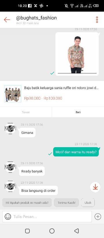 Batik Couple Keluarga - Sania Ruffle Ori Ndoro Jowi Dnt Sogan Motif Merak