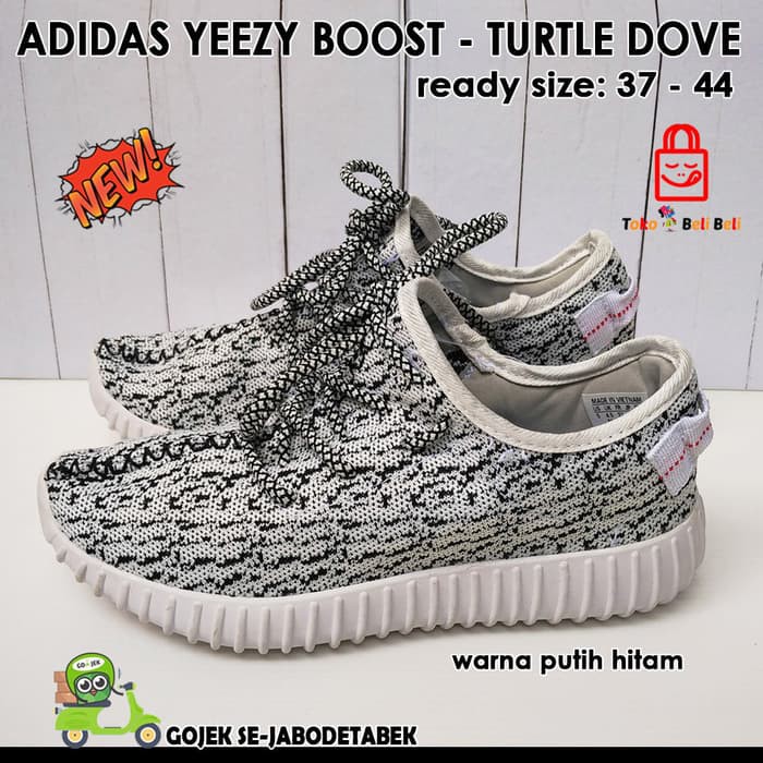 Jual adidas yeezy boost 350 turtle dove import   putih hitam   Turtle Dove  37 Berkualitas