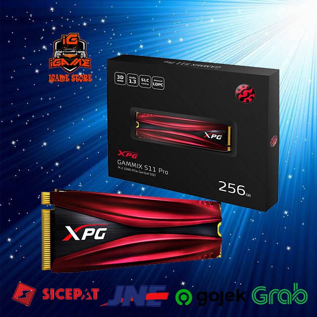 SSD ADATA XPG GAMMIX S11 PRO 256GB M.2 NVMe MANTUL GAN