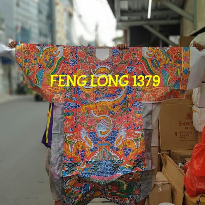 

Baju Naga Kertas Warna Merah 2 Meter | Sembahyang Ciap Cai Shen