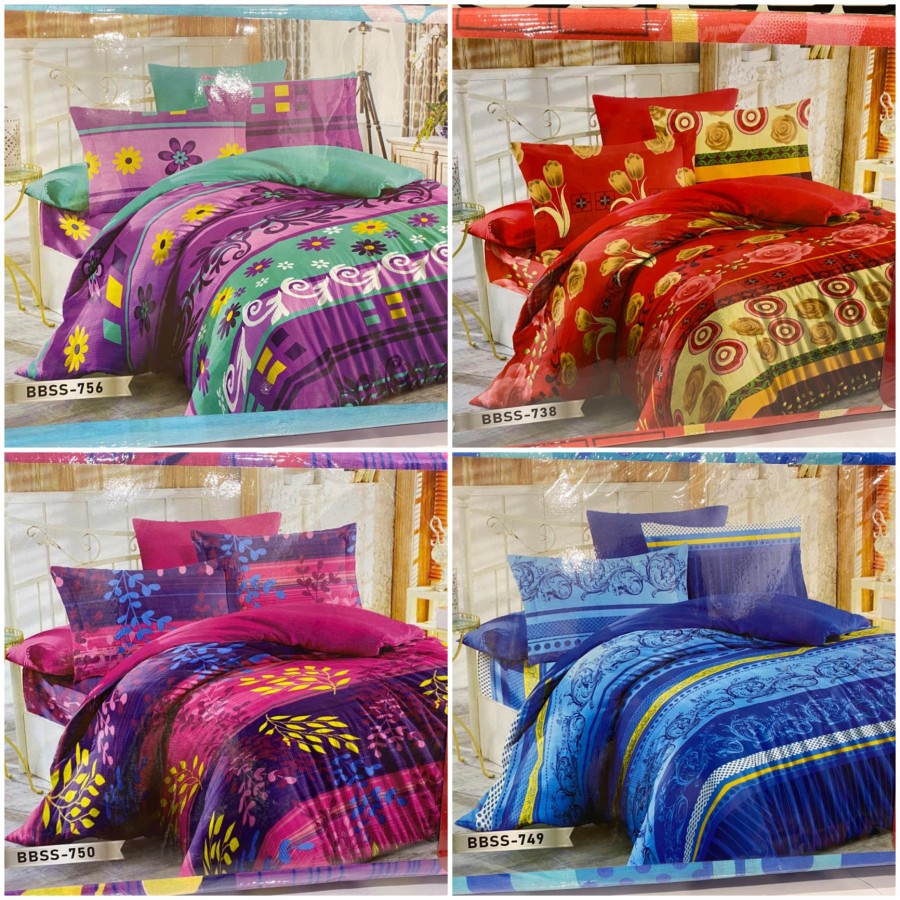 Bedcover Set Khansa  ukuran180 x 200