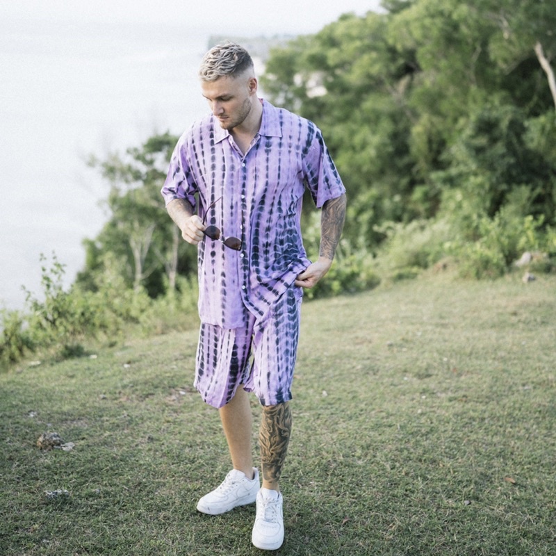 Ube Tie-Dyed Pyjamas for Men