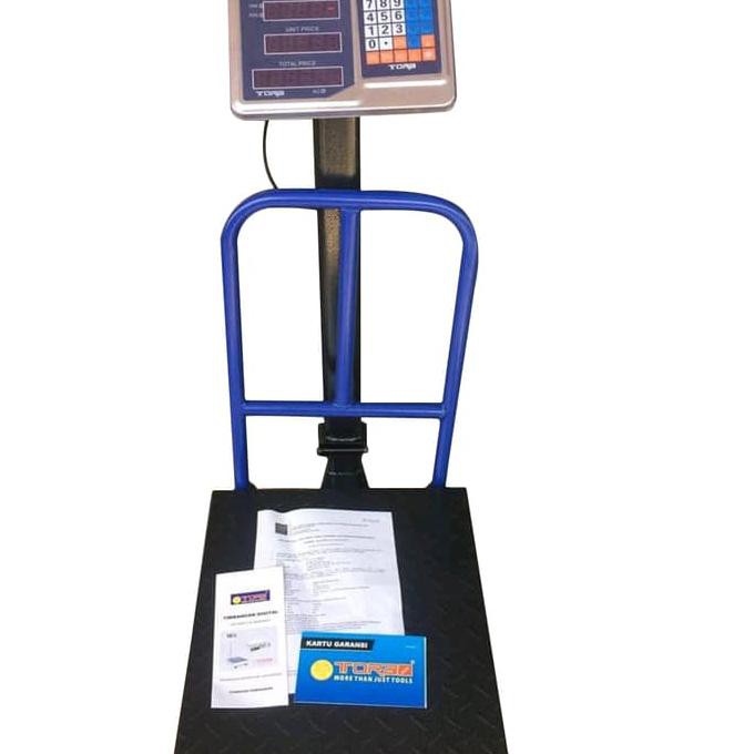 Timbangan Duduk Digital 100Kg Tora - Timbangan Duduk 100Kg 2 Panel LCD | Timbangan Dapur